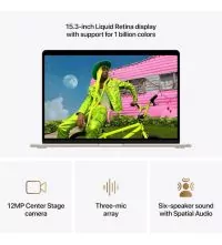 Apple MacBook AIR 15,3" M5 Chip 12MP camera