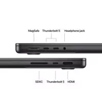 Apple MacBook Pro 16" M5 Max Chip ports view