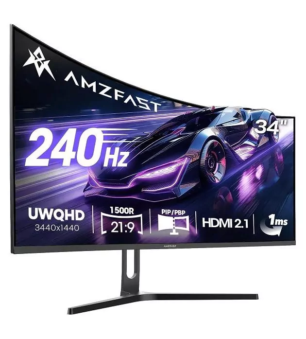 Amzfast 34 Inch Ultrawide Curved Gaming Monitor Amzfast 34 Inch Ultrawide Curved Gaming Monitor