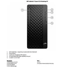 HP ProDesk 2 Tower G1i E Desktop PC front ports view