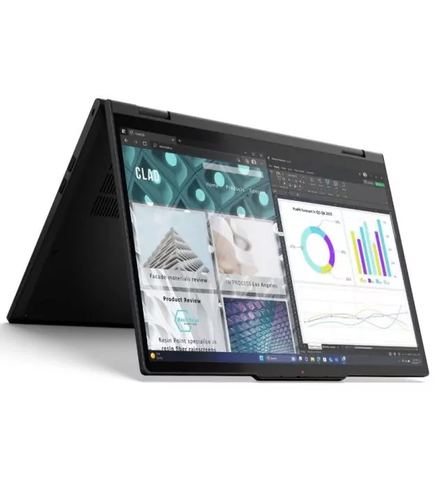 Lenovo ThinkPad T14s 2-in-1 Laptop Tent mode Lenovo ThinkPad T14s 2-in-1 Laptop Tent mode