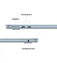 Apple MacBook Air 13.6" M5 Chip ports view