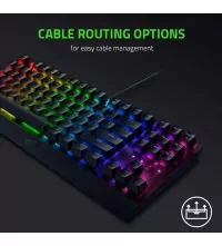 Razer BlackWidow V3 Mehcnical Gaming keyboard with cable routing options