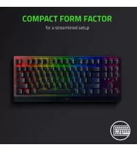Razer BlackWidow V3 Mehcnical Gaming keyboard compact from factor