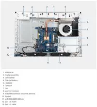 Dell 24 EC24260 All-in-One 24" Touchscreen Desktop inside components