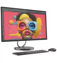 Lenovo YOGA 32ILL10 All-In-One Desktop side view