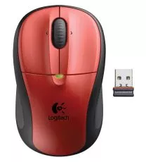 Logitech Wireless Mouse M305 (Crimson Red)