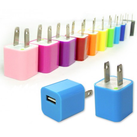 Colored 5w usb power adapter