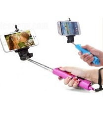 Wireless Self Camera Bluetooth Monopod for IOS / Android System Devices ( Black/white/blue/pink) 