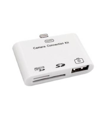  Digital Camera Connection Kit USB / SD / Micro SD Card Reader For Apple iPad Mini, iPad 4, iPhone 5, iPod Touch 5 & iPod Nano 7