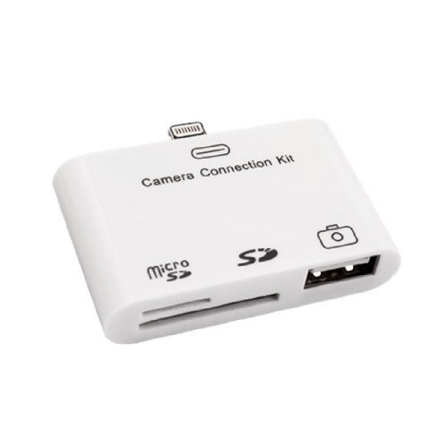 Camera Connection KIT USB SDHC Card Reader+3Port Hub For iPad Mini/4 