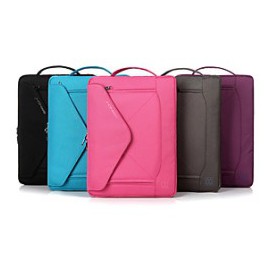 Brinch 13" 14" 15" laptop carrying bag case for men women laptop briefcases Black