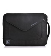 Brinch 13" 14" 15" laptop carrying bag case for men women laptop briefcases Black