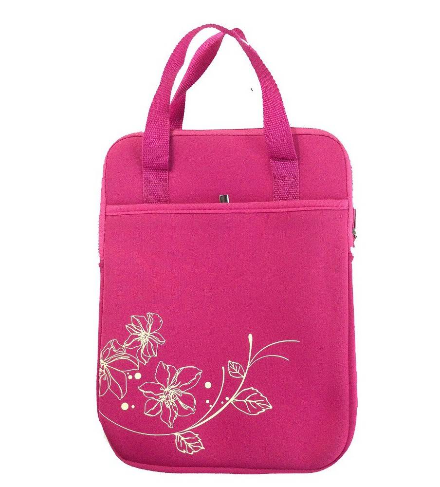 Sleeve With handle Laptop bag Green / pink / Black / Blue Color