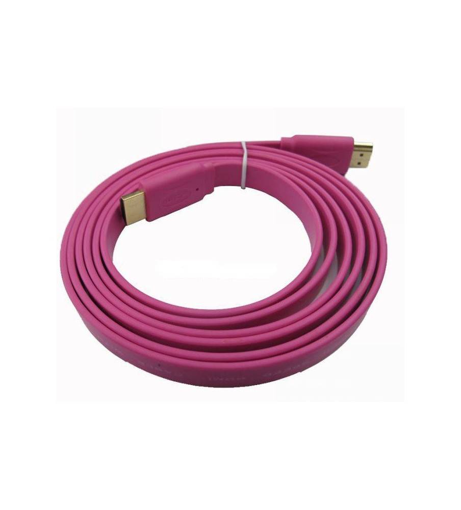 Color Flat HDMI Cable 1.8m Wire 1.4 Version 