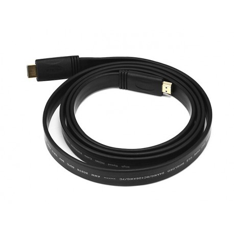  Flat HDMI Cable 5m Wire 1.4 Version Black