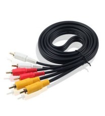  Standard 3RCA-3RCA-6ST Audio/Video Cable 1.8m