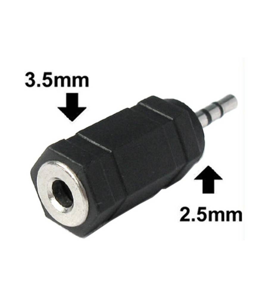 3.5mm male jack to 2.5mm female headphone convertor adaptor mobile phone