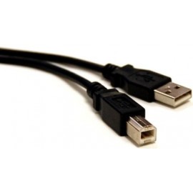 USB 2.0 CABLE - A Male to Type B Male, Hi-speed data transfer up to 480Mbps from PC printer