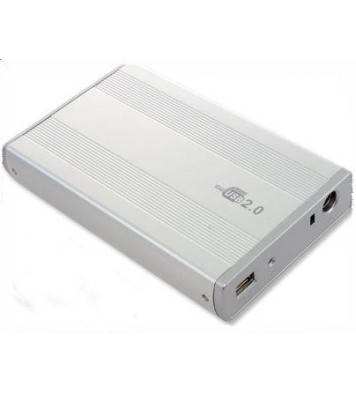 SATA 3.5″ HDD Hard Disk Enclosure Case Cover Shell with External Power USB 2.0 