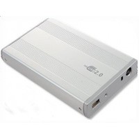 SATA 3.5″ HDD Hard Disk Enclosure Case Cover Shell with External Power USB 2.0 