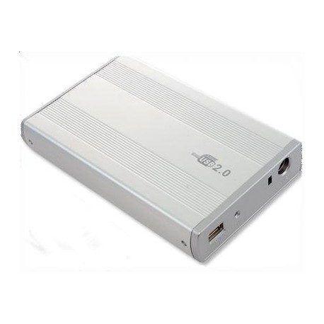 SATA 3.5″ HDD Hard Disk Enclosure Case Cover Shell with External Power USB 2.0 