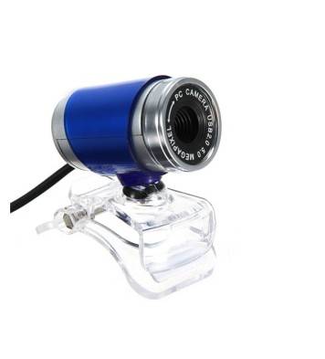 360 Rotating Blue Fashion 30M PC Camera USB 2.0 Webcam HD Camera Web Cam For PC