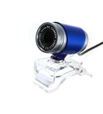 360 Rotating Blue Fashion 30M PC Camera USB 2.0 Webcam HD Camera Web Cam For PC