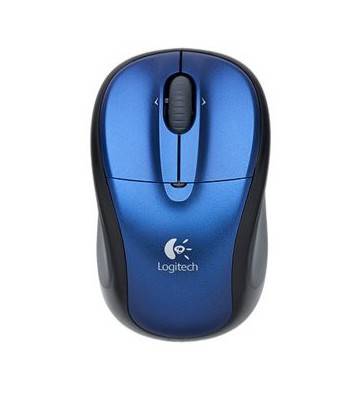 Logitech V220 Wireless Optical Notebook Mouse Blue (oem, no packaging)