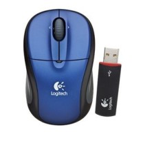 Logitech V220 Wireless Optical Notebook Mouse Blue (oem, no packaging)