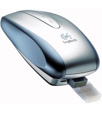 Logitech V500 Cordless Optical Notebook Mouse (Refurbished to like new) (Oem No packaging)