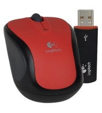 Logitech V220 Wireless Optical Notebook Mouse Refurbished to like new Blue (oem, no packaging)