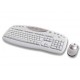 Logitech Wireless USB Access Duo Keyboard & PS/2 Mouse (BROWN BOX)