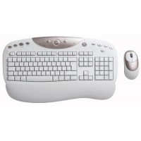Wireless USB Access Duo Keyboard Logitech & PS/2 Mouse (BROWN BOX)