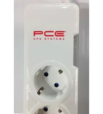 PCE Power Surge Protector + 2 usb charging ports & 5 AC outlets