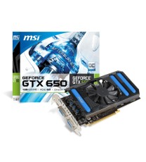 MSI NVIDIA GTX 650 1GB DDR5 PCI-E Graphics Card