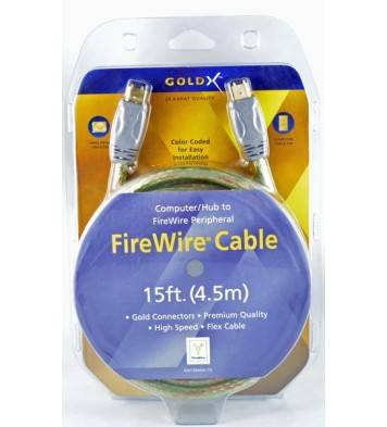 GoldX® GX1394AA-15 FireWire® Device Cable