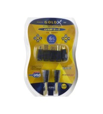 GoldX QuickConnect GXQU-06 USB 2.0 5-in-1 Cable Adapter Kit - 6FT.