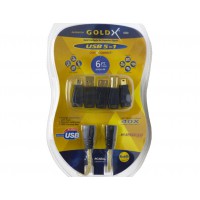 GoldX QuickConnect GXQU-06 USB 2.0 5-in-1 Cable Adapter Kit - 6FT.