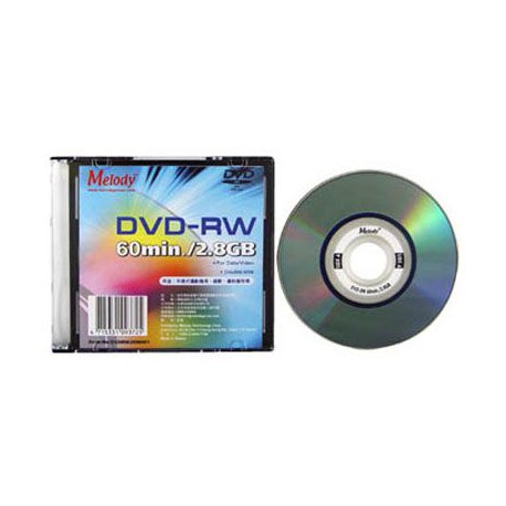 Melody Mini DVD-RW 1-2x 2.8GB double side single