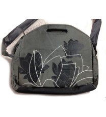 Floral Print Laptop Computer Briefcase Messenger Shoulder Bag Carrying Case fits up to 15.4 inch