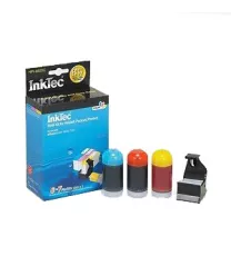 Inktec  Refill Kit Inkjet Cartridge-Cyan/Magenta/Yellow