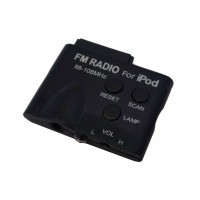 Mini FM Transmitter for iPod Black (Oem) (No Packaging)