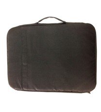 Slim Protective Sleeve with Carry Handle and Zipped Storage for Netbooks and Laptops up to 14 inch - Black/ Red