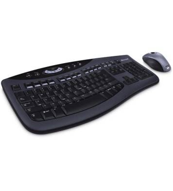 Microsoft Ergonomic Wireless Desktop Keyboard and Mouse Combo (Brown Box)