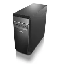 Lenovo H50-00 Desktop Computer - Intel Pentium J2900 quad  2.41 Ghz - Tower - Black, Gray - 4 Gb Ram - 500GB - DOS