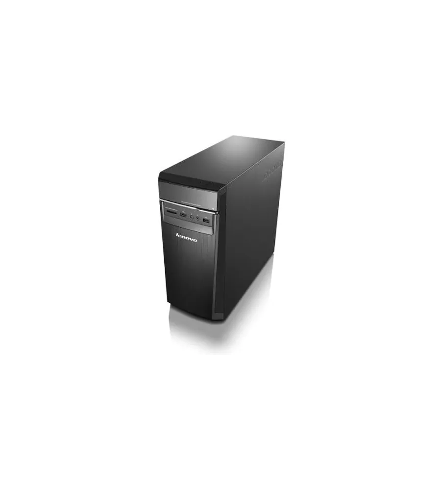 Lenovo H50-00 Desktop Computer - Intel Pentium J2900 quad  2.41 Ghz - Tower - Black, Gray - 4 Gb Ram - 500GB - DOS