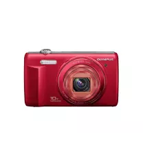 Olympus VR-340 Red 16MP Digital Camera with 10x Optical Zoom 