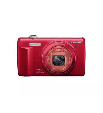 Olympus VR-340 Red 16MP Digital Camera with 10x Optical Zoom 