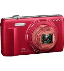 Olympus VR-340 Red 16MP Digital Camera with 10x Optical Zoom 